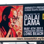 LA digital premiere network billboard - Dalai Lama event