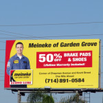 Premiere Panel billboard - Meineke Car Care - Orange County